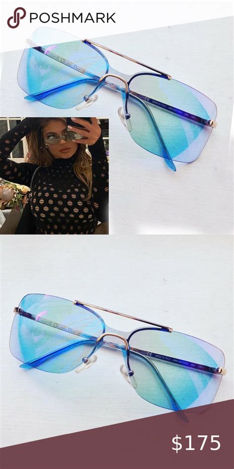 dior blue sunglasses|dior rimless sunglasses.